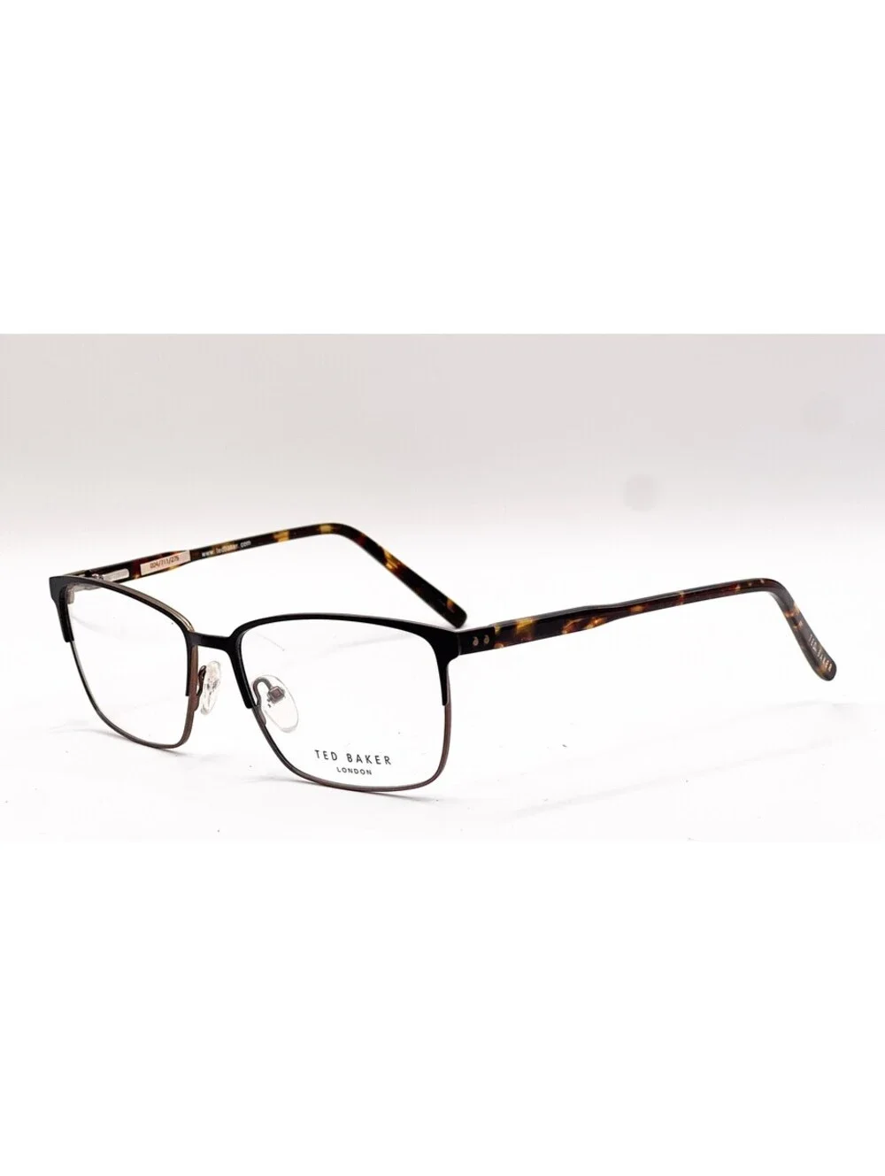 Ted Baker B337 Blk Black Square Authentic Eyeglass Frames 55-16-145